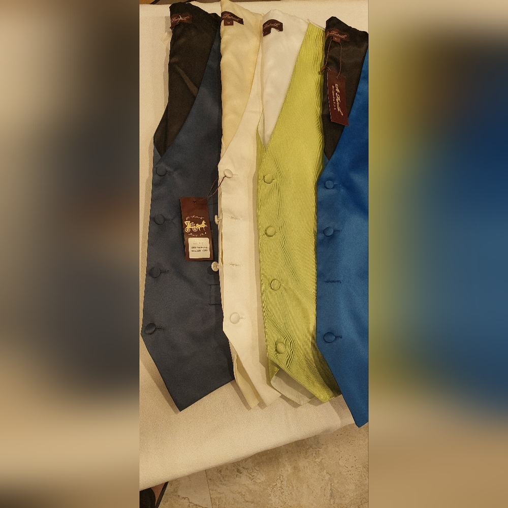 St. Patrick Green and Blue Vest Satin Finish - Picture 8 of 8